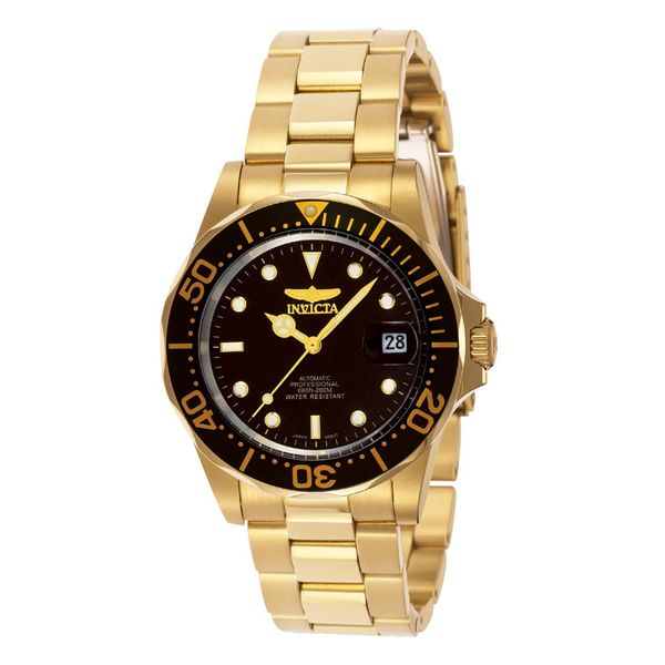 Invicta Watch Sat Invicta Watch 89290B Gold/Gold