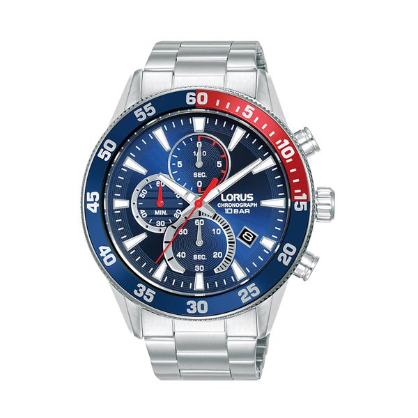 Lorus Sat Lorus Sports Chronograph RM325JX9 Silver