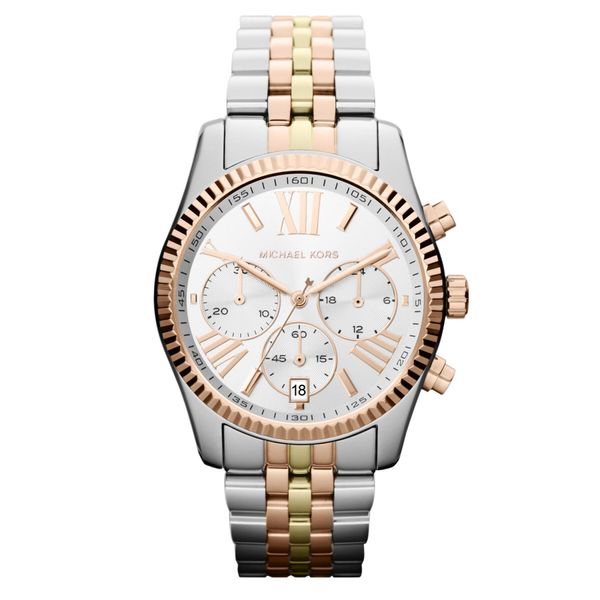 Michael Kors Sat Michael Kors Lexington MK5735 3T Silver/Rose/Gold