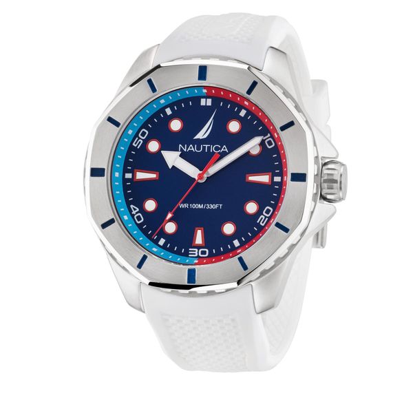 Nautica Sat Nautica NAPKMS305 Silver/Blue