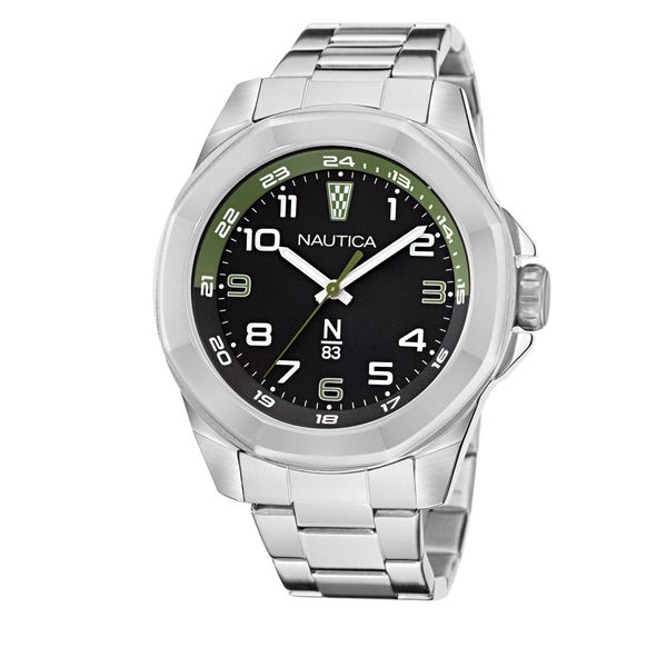 Nautica Sat Nautica NAPTBS209 Silver