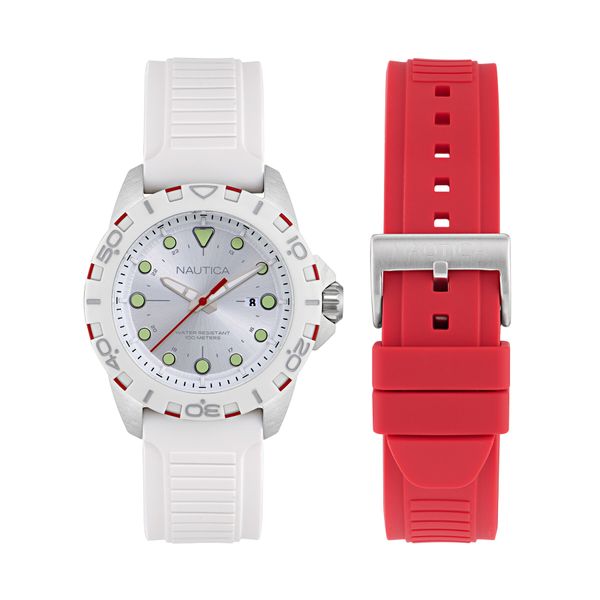 Nautica Sat Nautica Nsr NAPNRS406 White/White