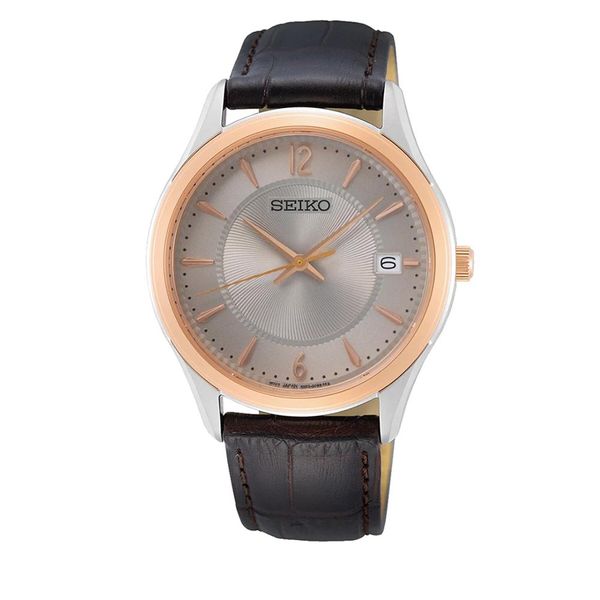 Seiko Sat Seiko Classic SUR422P1 Brown/Gold