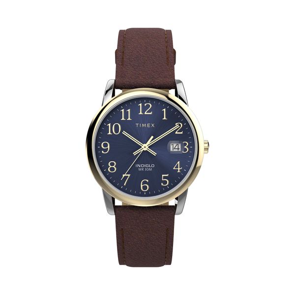 Timex Sat Timex Easy Reader Classic TW2W54500 Blue/Brown