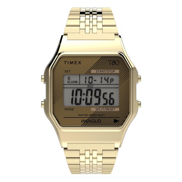 Timex Sat Timex T80 TW2R79200 Gold/Gold