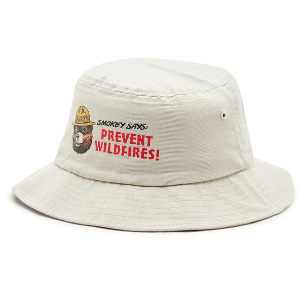 American Needle Šešir American Needle Twill Screen Bucket - Smokey The Bear SMU735A-SBEAR Siva