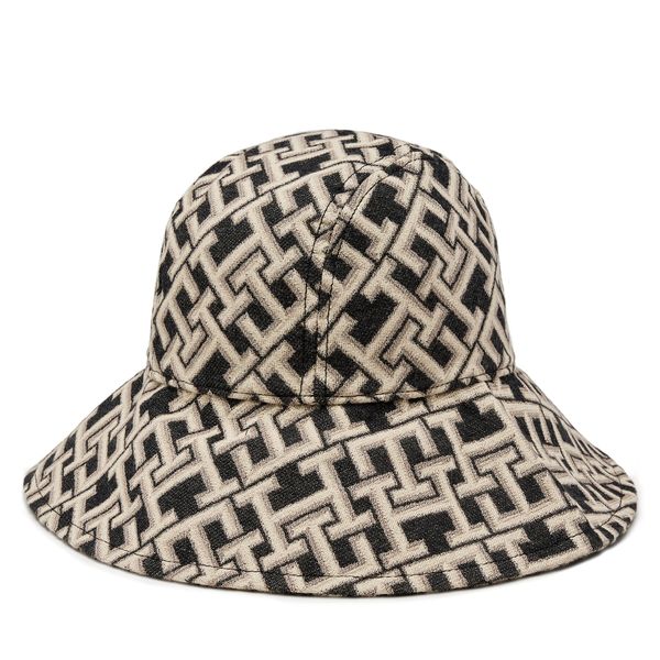 Tommy Hilfiger Šešir Tommy Hilfiger Th Contemporary Mono Bucket Hat AW0AW15782 Black BDS