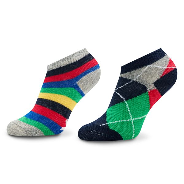 United Colors Of Benetton Set od 2 para dječjih niskih čarapa United Colors Of Benetton 6AO30701O 903 Šarena
