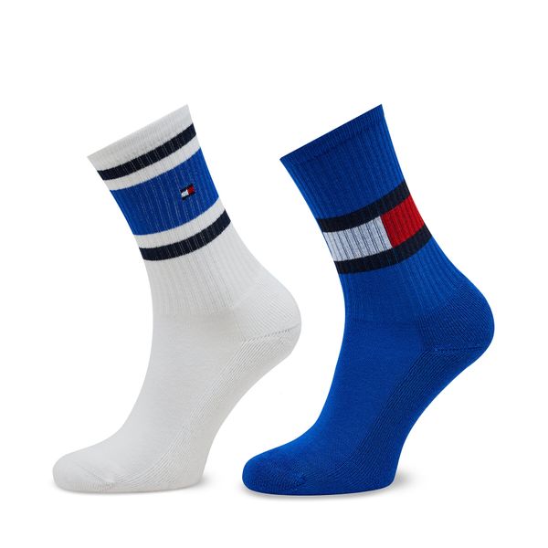 Tommy Hilfiger Set od 2 para dječjih visokih čarapa Tommy Hilfiger 394020001 Ultra Blue 025