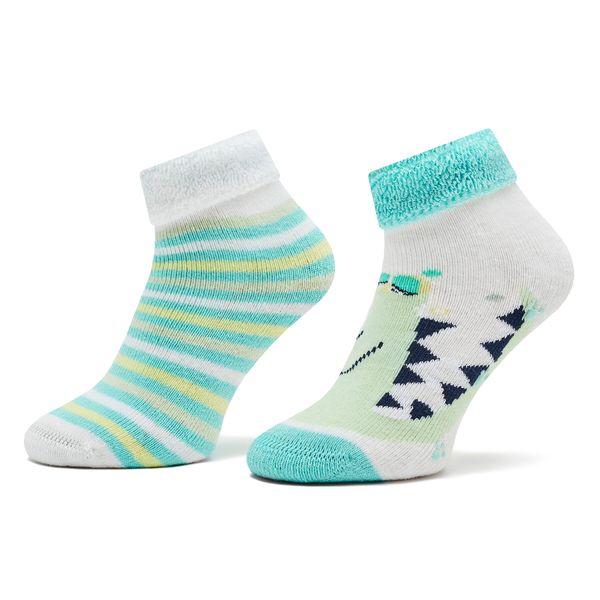 United Colors Of Benetton Set od 2 para dječjih visokih čarapa United Colors Of Benetton 6AO3F2142 907 Šarena
