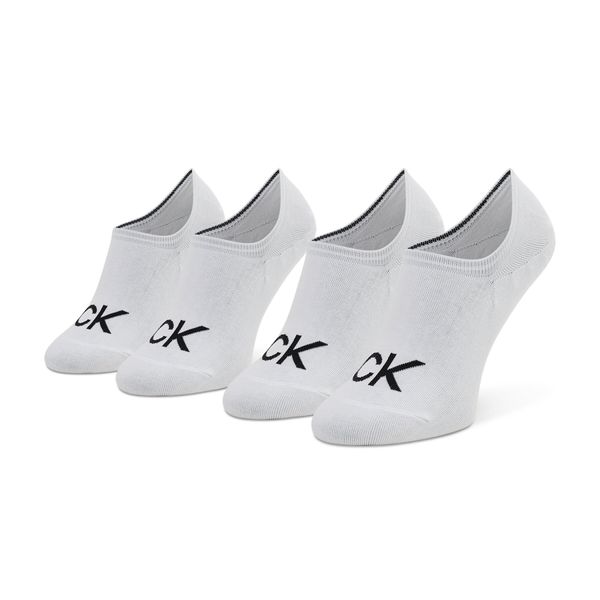 Calvin Klein Set od 2 para muških čarapa Calvin Klein 701218716 White