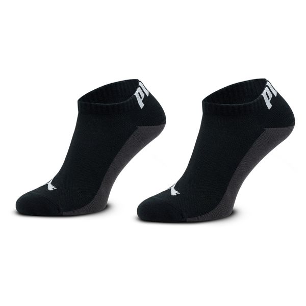 Puma Set od 2 para muških čarapa Puma Men Back Logo Sneaker 2P 938011 Black 01