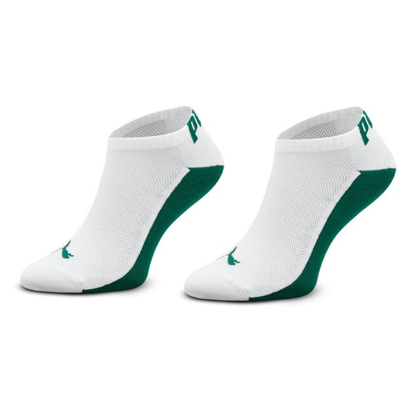 Puma Set od 2 para muških čarapa Puma Men Back Logo Sneaker 2P 938011 Green / White 04