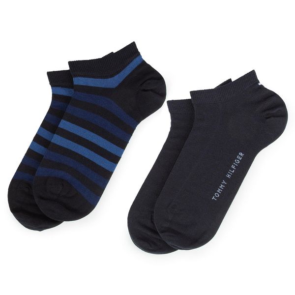 Tommy Hilfiger Set od 2 para muških čarapa Tommy Hilfiger 382000001 Dark Navy 322
