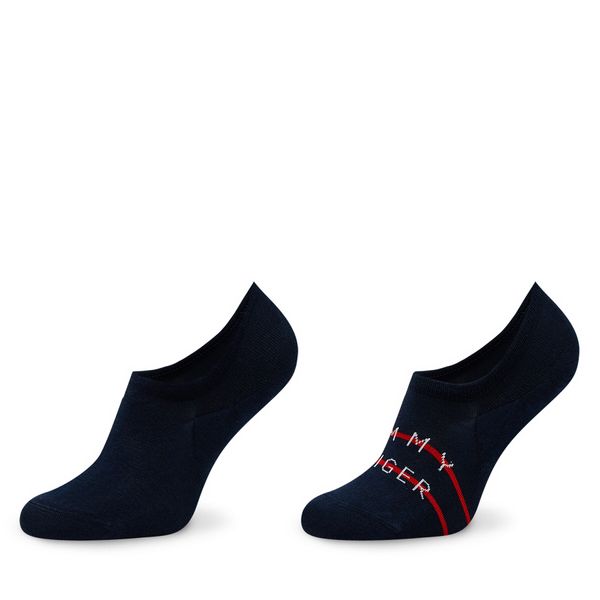 Tommy Hilfiger Set od 2 para muških niskih čarapa Tommy Hilfiger 701222189 Navy 004