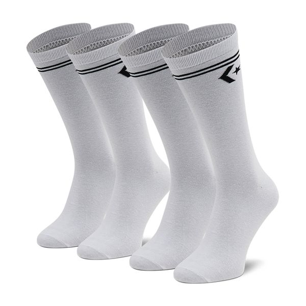 Converse Set od 2 para muških visokih čarapa Converse E1025W-2020 r.43-46 Bijela
