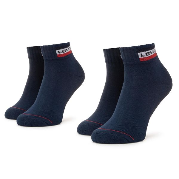 Levi's® Set od 2 para unisex niskih čarapa Levi's® 37157-0147 Dress Blue
