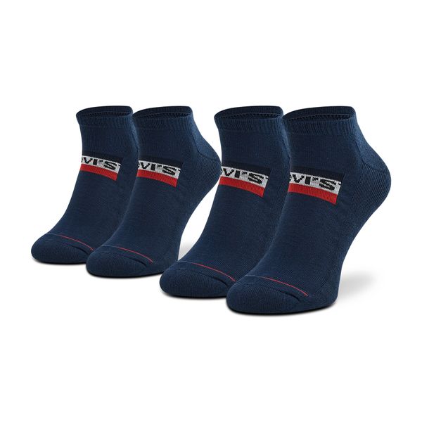Levi's® Set od 2 para unisex niskih čarapa Levi's® 701219507 Dress Blue