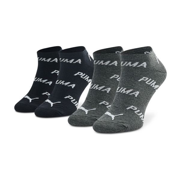 Puma Set od 2 para unisex niskih čarapa Puma 907947 01 Black/White