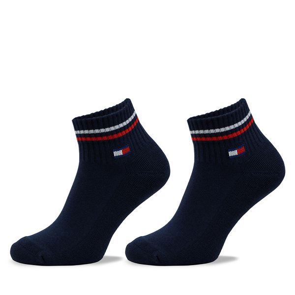 Tommy Hilfiger Set od 2 para unisex niskih čarapa Tommy Hilfiger 701228177 Dark Navy 002