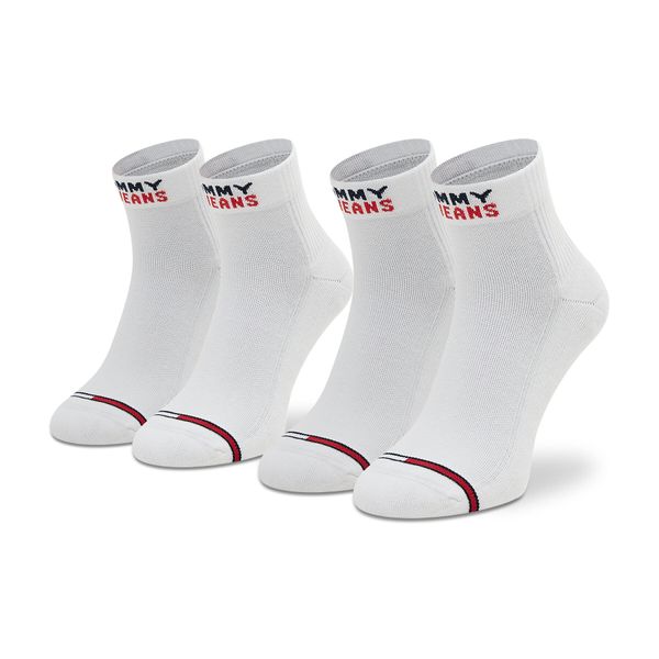 Tommy Jeans Set od 2 para unisex niskih čarapa Tommy Jeans 701218956 White 001