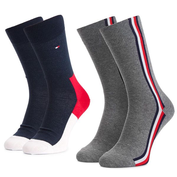 Tommy Hilfiger Set od 2 para unisex visokih čarapa Tommy Hilfiger 471010001 Tommy Orginal 085