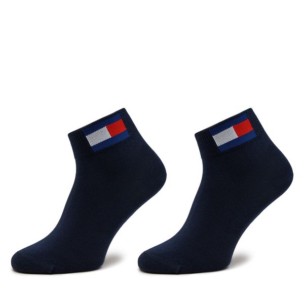 Tommy Jeans Set od 2 para unisex visokih čarapa Tommy Jeans 701228223 Dark Navy