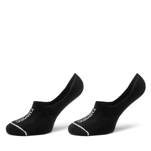 Emporio Armani Set od 2 para ženskih niskih čarapa Emporio Armani 292315 4R227 00020 Nero