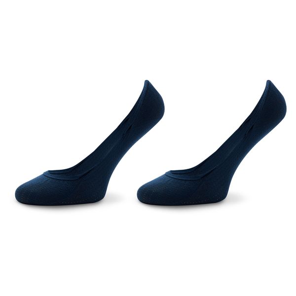 Tommy Hilfiger Set od 2 para ženskih niskih čarapa Tommy Hilfiger 701223805 Navy 003