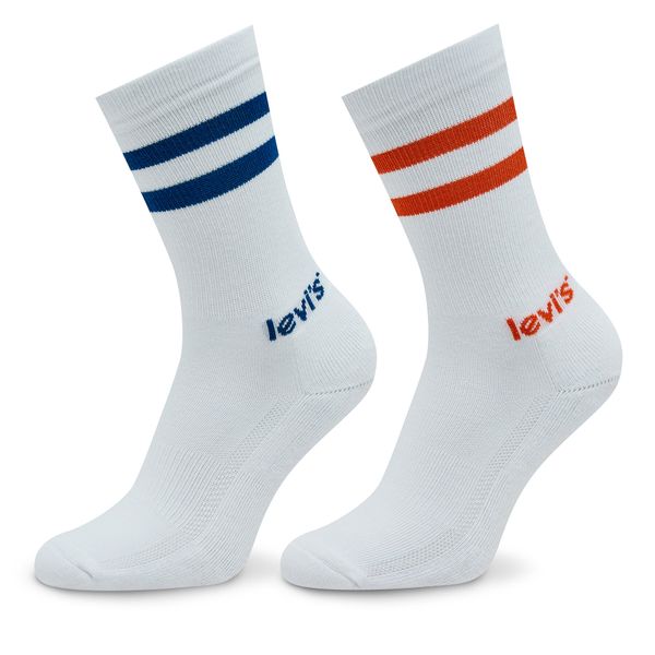 Levi's® Set od 2 para ženskih visokih čarapa Levi's® 701224686 Red/Blue