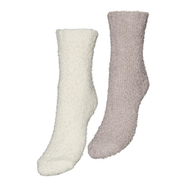 Vero Moda Set od 2 para ženskih visokih čarapa Vero Moda 10303981 Birch 4422824