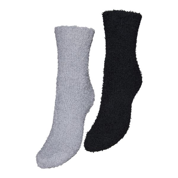 Vero Moda Set od 2 para ženskih visokih čarapa Vero Moda 10303981 Black 4422823