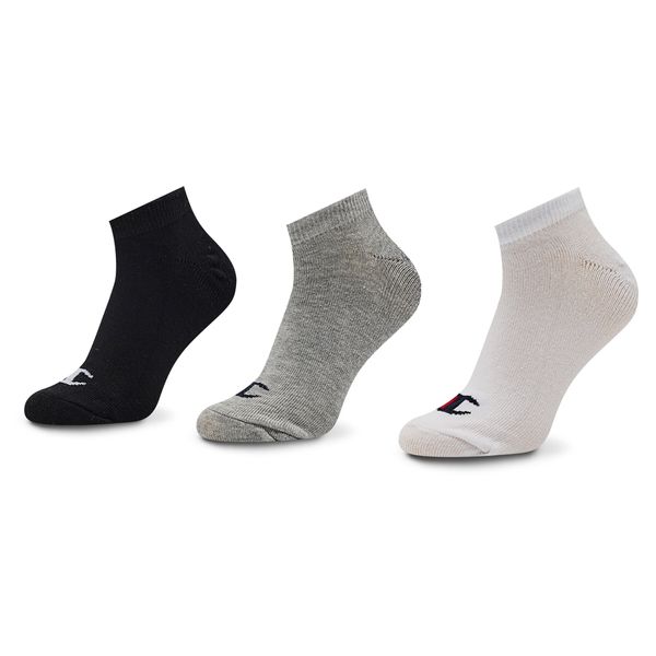 Champion Set od 3 para dječjih visokih čarapa Champion Sneaker U34577 EM006 Oxgm/Wht/Nbk