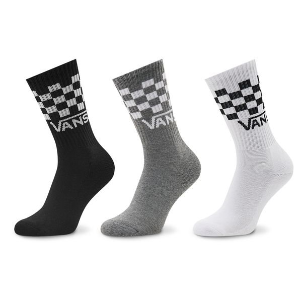Vans Set od 3 para dječjih visokih čarapa Vans By Classic Check VN0A3ZDR4481 Multi