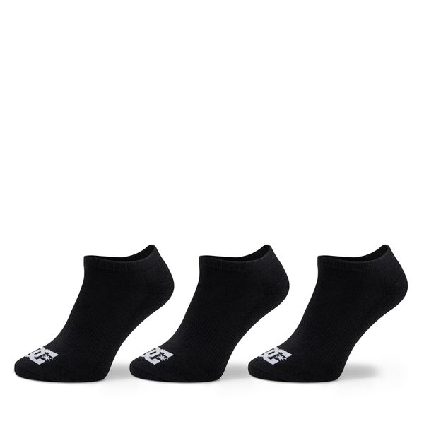 DC Set od 3 para muških niskih čarapa DC Spp Dc Ankle 3P ADYAA03187 Black KVJ0
