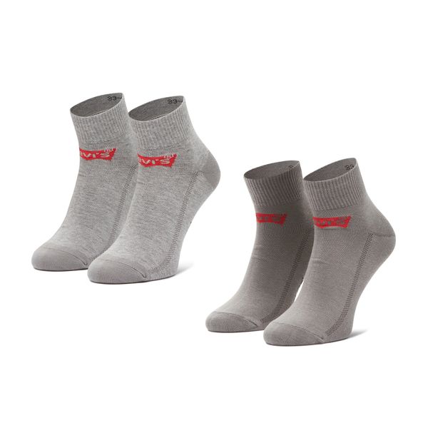 Levi's® Set od 3 para muških niskih čarapa Levi's® 37157-0179 Middle Grey Melange
