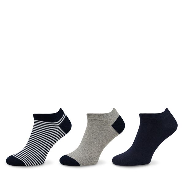 Pepe Jeans Set od 3 para muških niskih čarapa Pepe Jeans Mini Stp Tr 3P PMU30035 Marl Grey 933