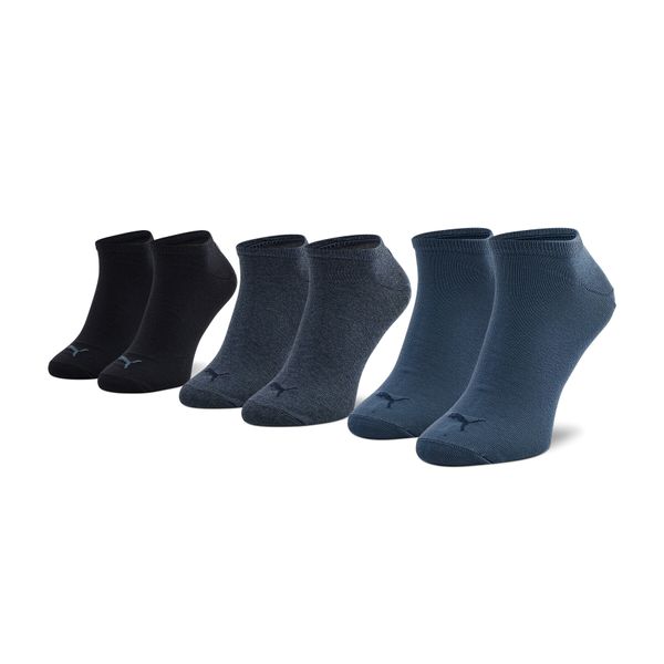 Puma Set od 3 para muških niskih čarapa Puma 906807 16 Denim Blue