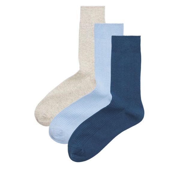 Jack&Jones Set od 3 para muških visokih čarapa Jack&Jones Jac 12239155 Dark Denim