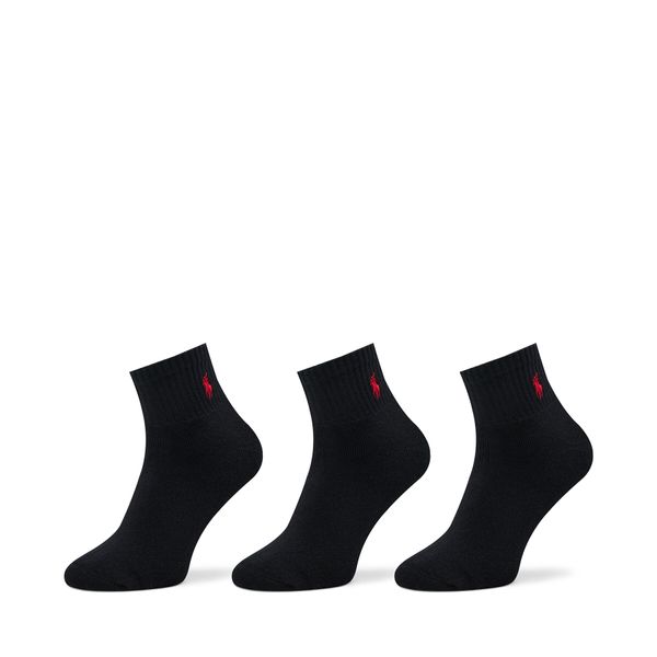 Polo Ralph Lauren Set od 3 para muških visokih čarapa Polo Ralph Lauren 449655220001 Black