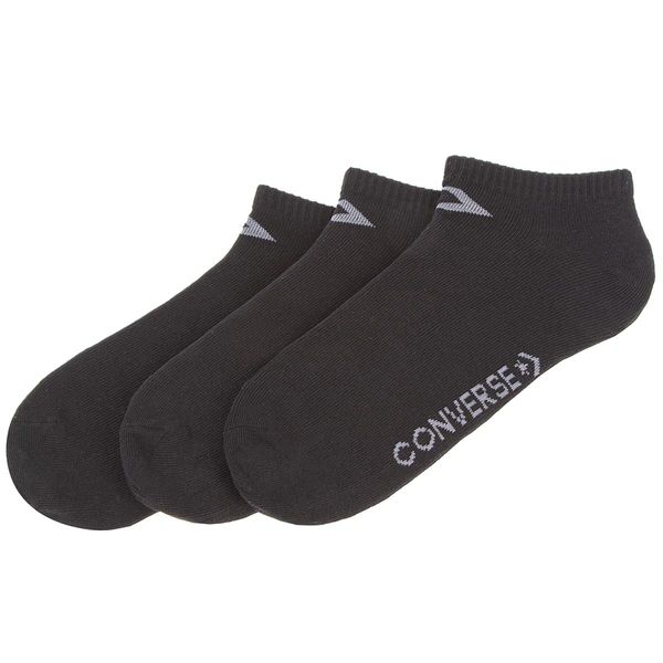 Converse Set od 3 para niskih ženskih čarapa Converse E751B-3012 Crna