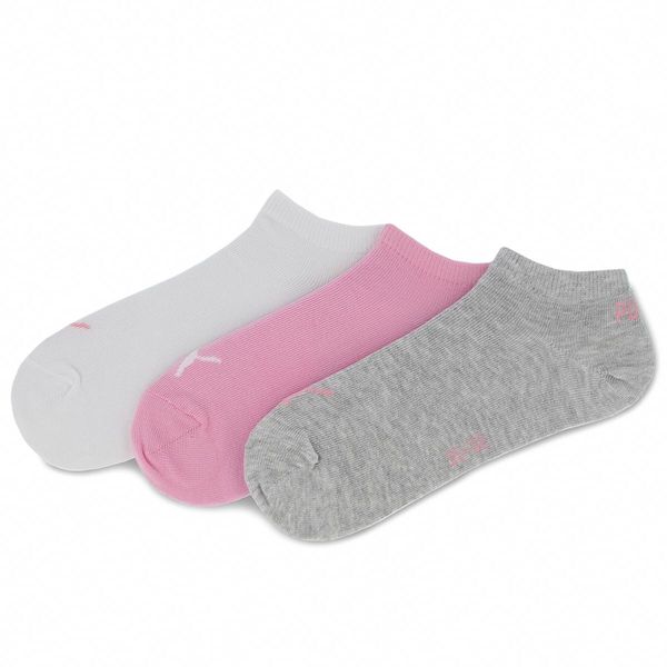 Puma Set od 3 para niskih ženskih čarapa Puma 906807 Prism Pink 20