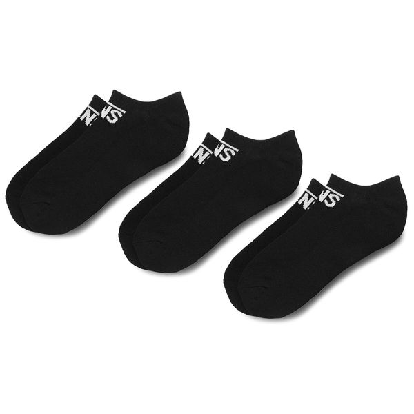 Vans Set od 3 para niskih ženskih čarapa Vans Classic Kick 6.5 VN000XSSBLK Black