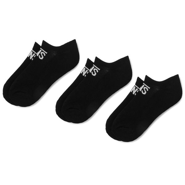 Vans Set od 3 para niskih ženskih čarapa Vans Classic Kick VN000XNRBLK Black