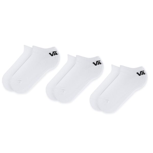 Vans Set od 3 para niskih ženskih čarapa Vans Classic Low VN000XS0WHT White