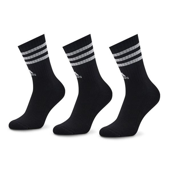 adidas Set od 3 para unisex visokih čarapa adidas 3-Stripes IC1321 Black/White