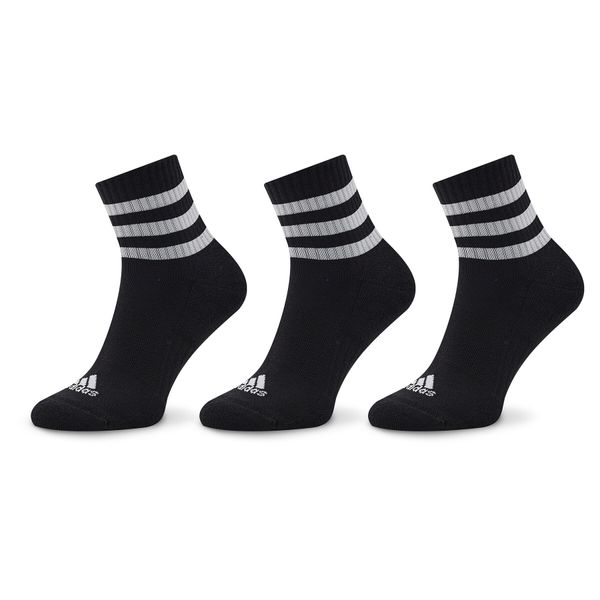adidas Set od 3 para unisex visokih čarapa adidas 3S C Spw Mid 3P IC1317 Black/White