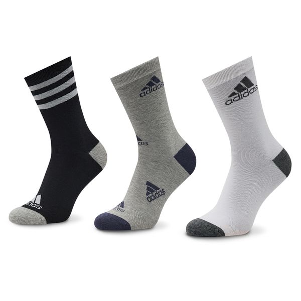 adidas Set od 3 para unisex visokih čarapa adidas Graphic HN5736 Black/White/Medium Grey Heather