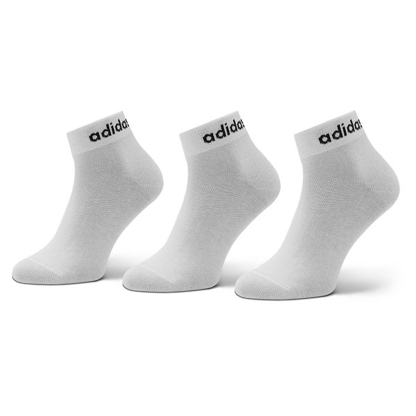 adidas Set od 3 para unisex visokih čarapa adidas HT3451 Bijela