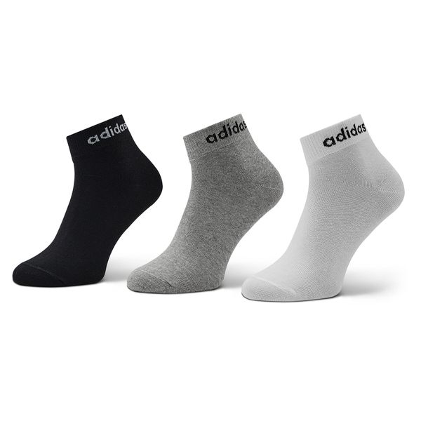 adidas Set od 3 para unisex visokih čarapa adidas IC1306 Black/Grey/White